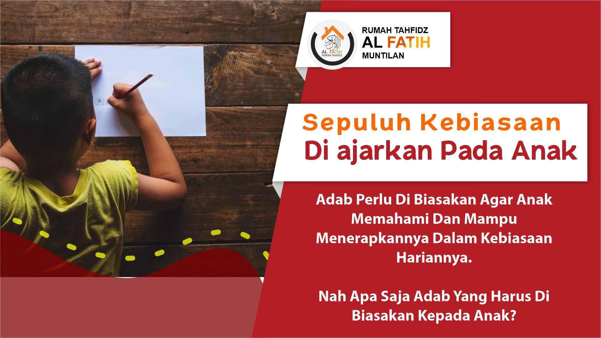 Adab Harus Di Biasakan