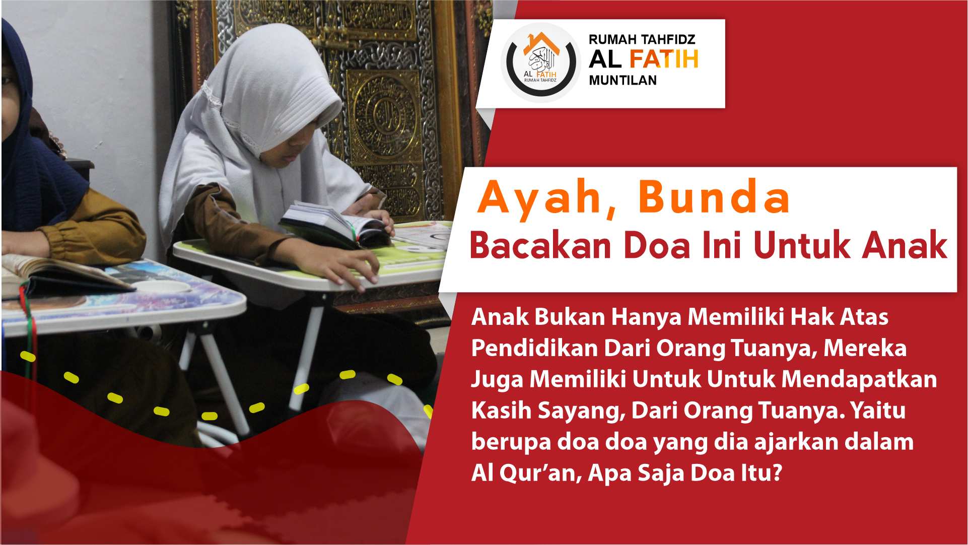 Doa Anak Sholeh Sholehah